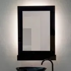 Armoire à miroir murale en plexiglas tricolore fabriquée en Italie - Kiran Viadurini
