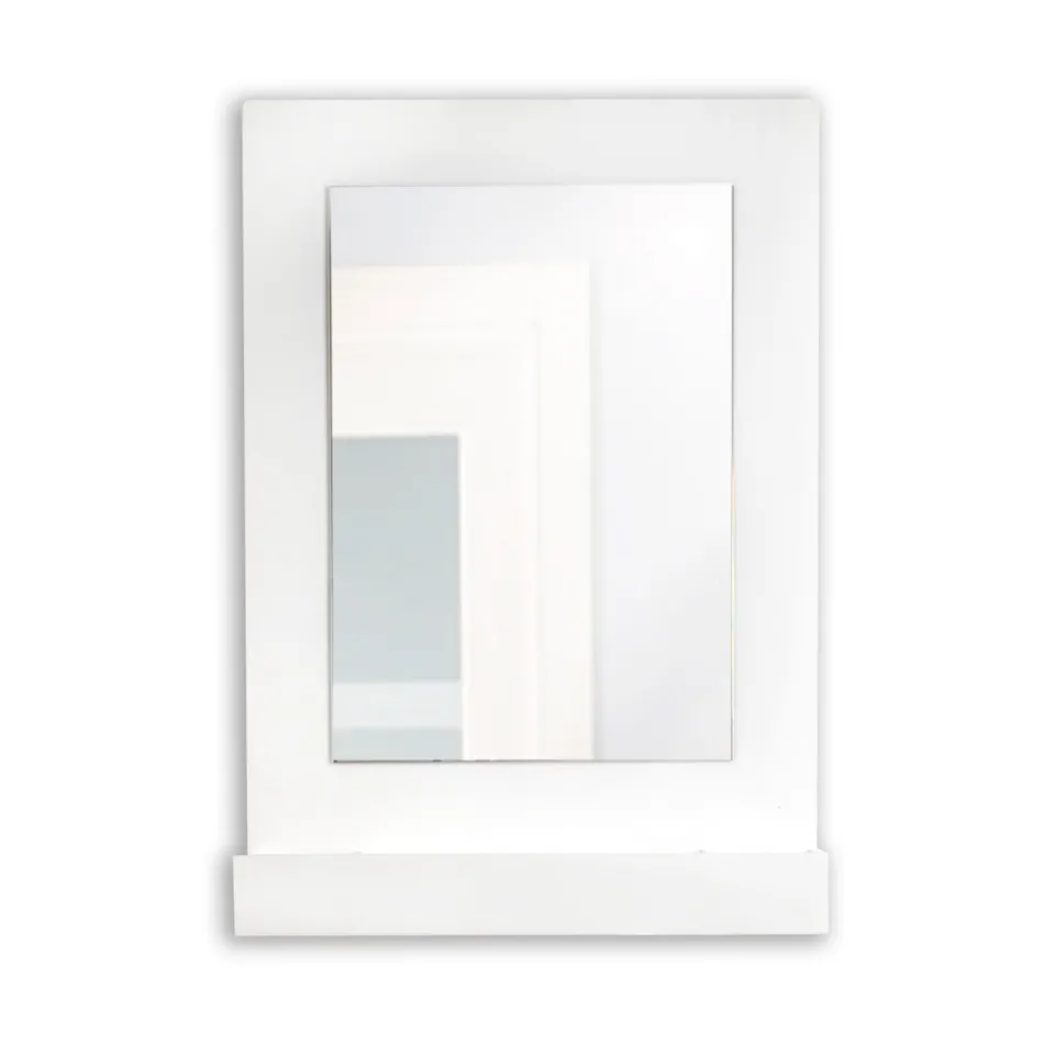 Armoire à miroir murale en plexiglas tricolore fabriquée en Italie - Kiran Viadurini