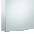Miroir de rangement mural moderne avec 2 portes et éclairage LED - Cliquet Viadurini