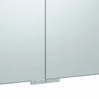Miroir de rangement mural moderne avec 2 portes et éclairage LED - Cliquet Viadurini