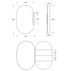 Miroir en céramique de différentes couleurs, fabriqué en Italie - Fille Viadurini