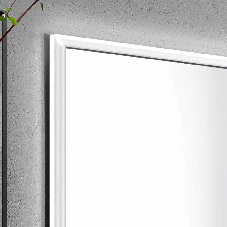 Miroir LED encastré au design moderne avec 2 portes, Adele Viadurini