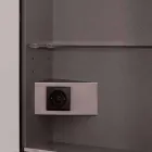 Miroir LED encastré au design moderne avec 2 portes, Adele Viadurini