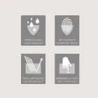 Miroir LED encastré au design moderne avec 2 portes, Adele Viadurini