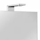 Miroir de conteneur moderne avec 3 portes en cristal et 3 lumières LED - Maxi Viadurini