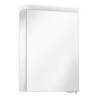 Miroir de conteneur moderne avec porte battante et éclairage LED - Alfio Viadurini