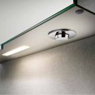 Miroir de conteneur moderne avec porte battante et éclairage LED - Alfio Viadurini