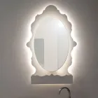 Armoire à miroir rétroéclairée en plexiglas fabriquée en Italie - Leira Viadurini
