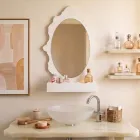 Armoire à miroir rétroéclairée en plexiglas fabriquée en Italie - Leira Viadurini