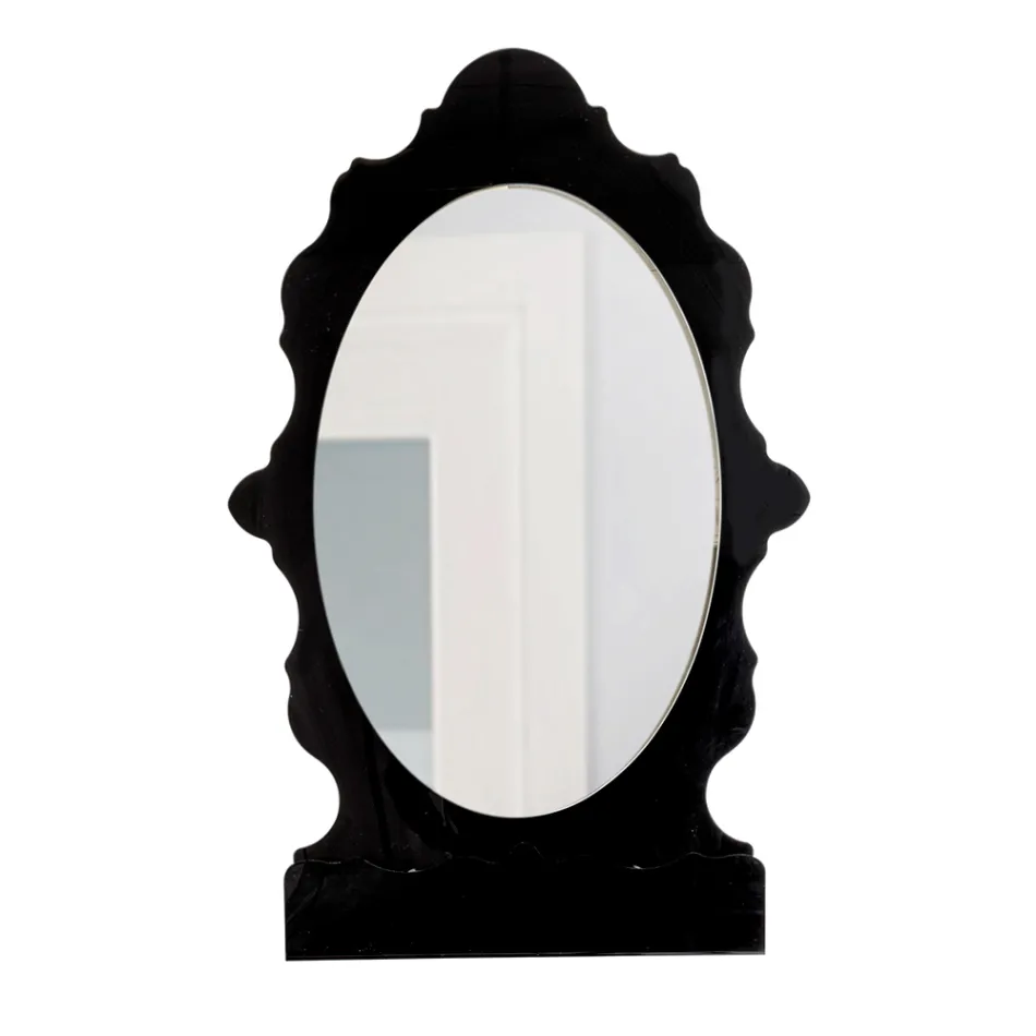 Armoire à miroir rétroéclairée en plexiglas fabriquée en Italie - Leira Viadurini