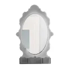 Armoire à miroir rétroéclairée en plexiglas fabriquée en Italie - Leira Viadurini