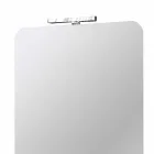 Miroir de salle de bain mural avec lampe LED au design moderne Made in Italy - Guido Viadurini