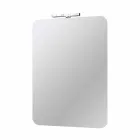 Miroir de salle de bain mural avec lampe LED au design moderne Made in Italy - Guido Viadurini