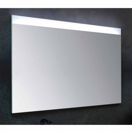 Miroir pour salle de bain avec éclairage LED design moderne Yvone Viadurini