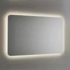 Miroir de salle de bain arrondi avec rétroéclairage LED Made in Italy - Pato Viadurini