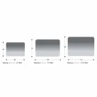 Miroir de salle de bain arrondi avec rétroéclairage LED Made in Italy - Pato Viadurini