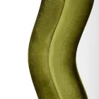 Miroir mural avec cadre en MDF recouvert de velours - Blanc Viadurini