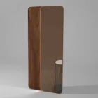 Miroir mural avec insert en bois ou en céramique Made in Italy - Montecarlo Viadurini