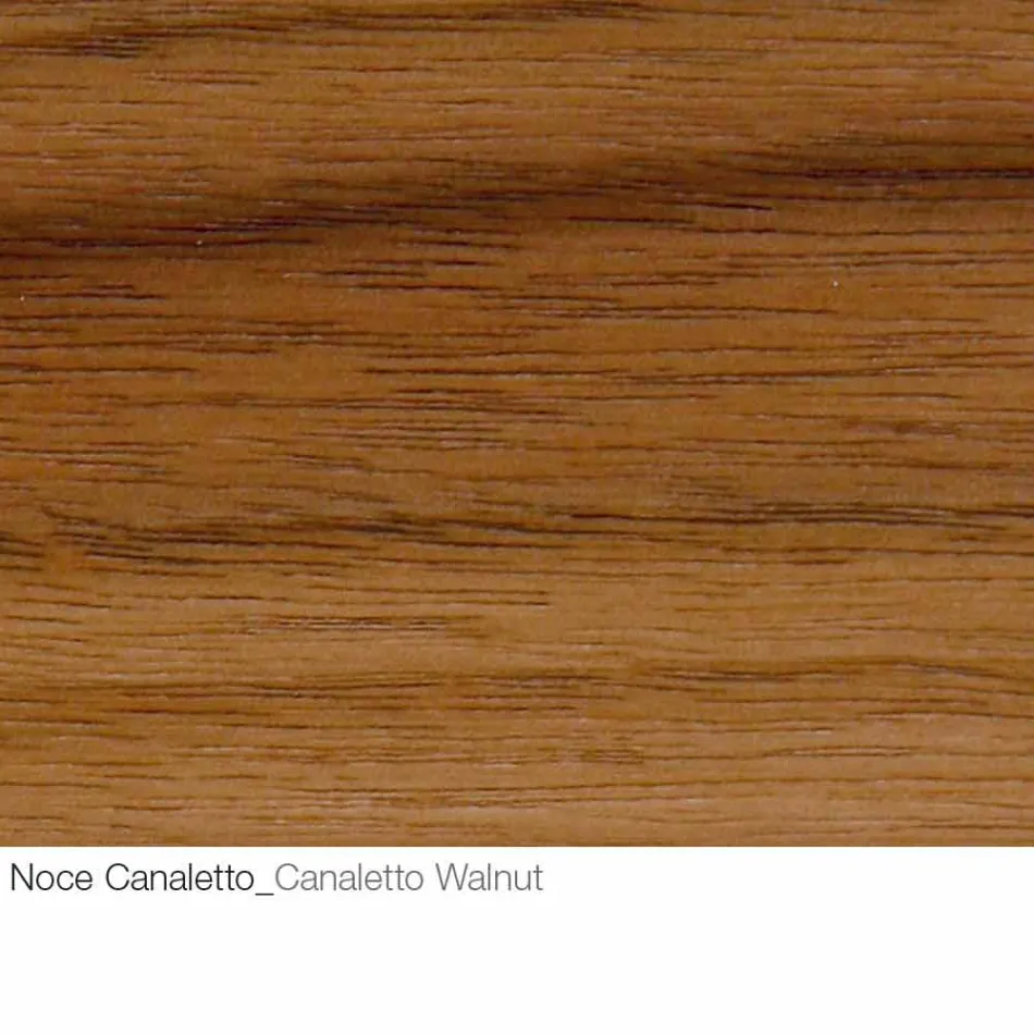 Miroir mural avec insert en bois ou en céramique Made in Italy - Montecarlo Viadurini