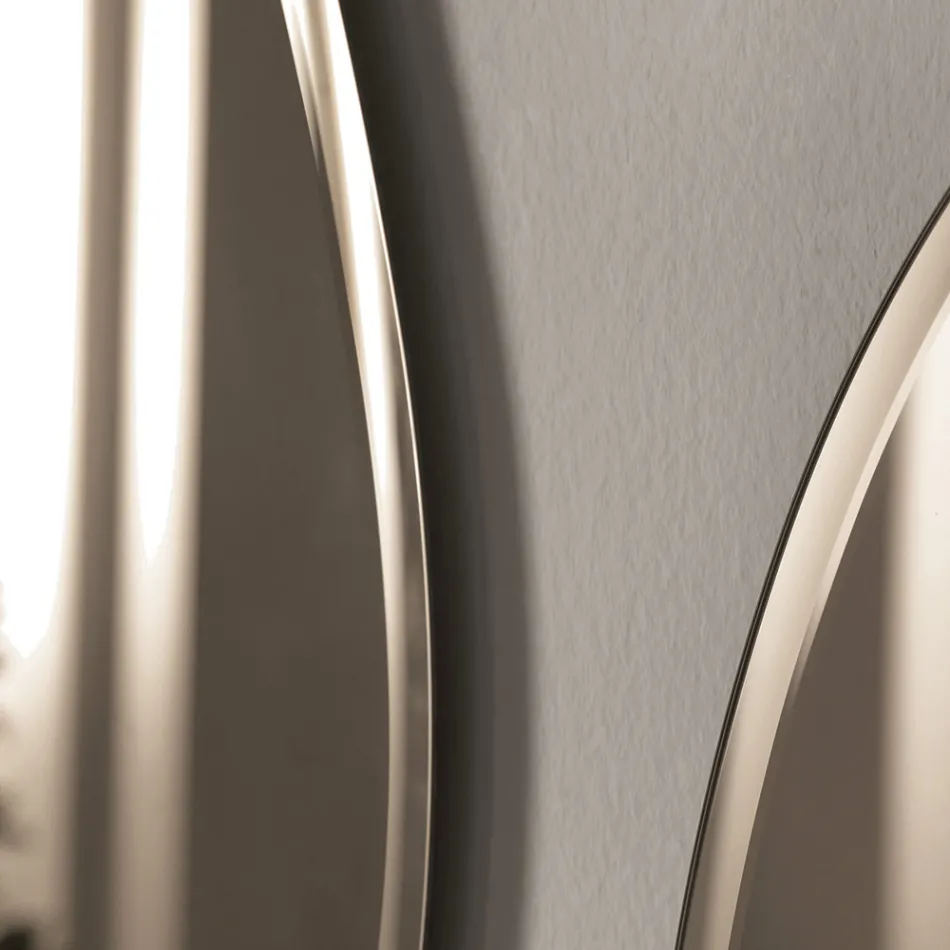 Miroir mural Beata avec finition polie sur tout le pourtour, fabriqué en Italie Viadurini