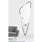 Miroir mural décoratif long en porte-à-faux en 4 couleurs - Spino Viadurini