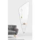 Miroir mural décoratif long en porte-à-faux en 4 couleurs - Spino Viadurini