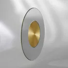 miroir mural design avec support MDF Malva Viadurini