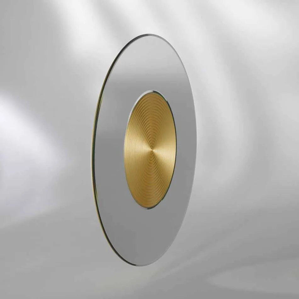 miroir mural design avec support MDF Malva Viadurini