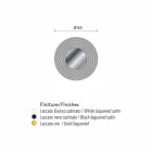 miroir mural design avec support MDF Malva Viadurini