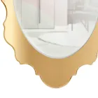 Miroir mural en plexiglas avec cadre doré ou argenté, fabriqué en Italie - Ariele Viadurini