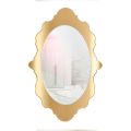 Miroir mural en plexiglas avec cadre doré ou argenté, fabriqué en Italie - Ariele