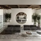 Miroir mural en verre convexe courbé en différentes finitions - Light Viadurini