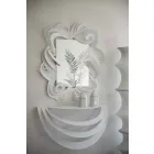 Miroir mural rectangulaire moderne en fer fabriqué en Italie - Penny Viadurini