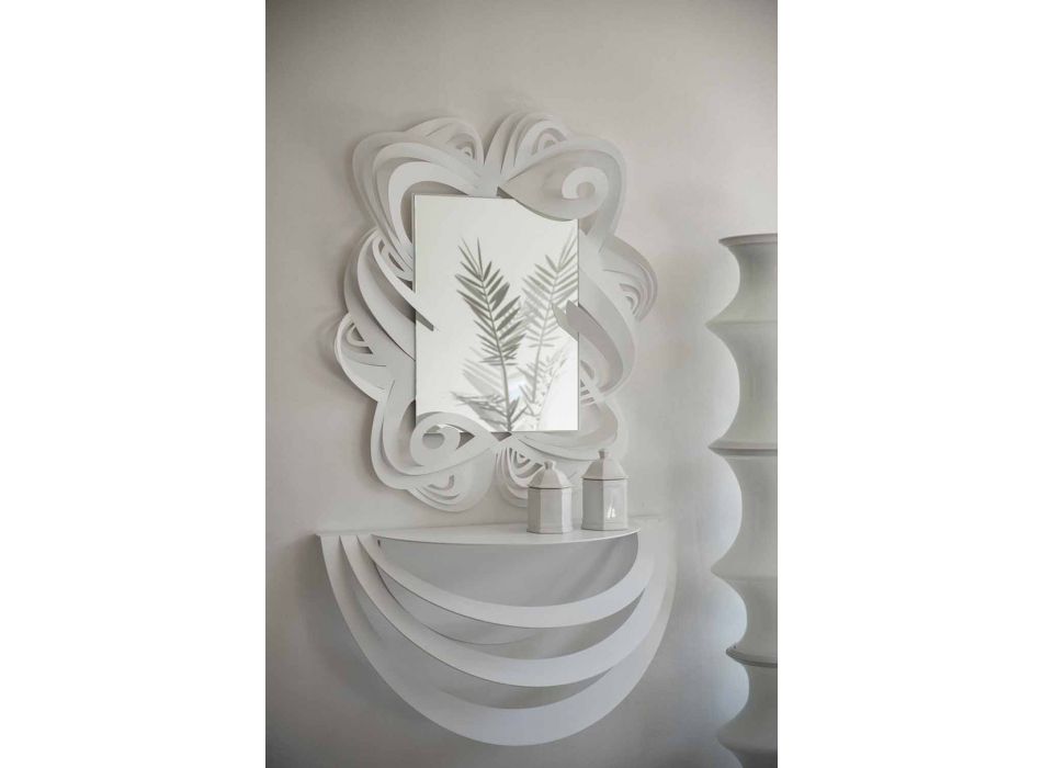 Miroir mural rectangulaire moderne en fer fabriqué en Italie - Penny Viadurini