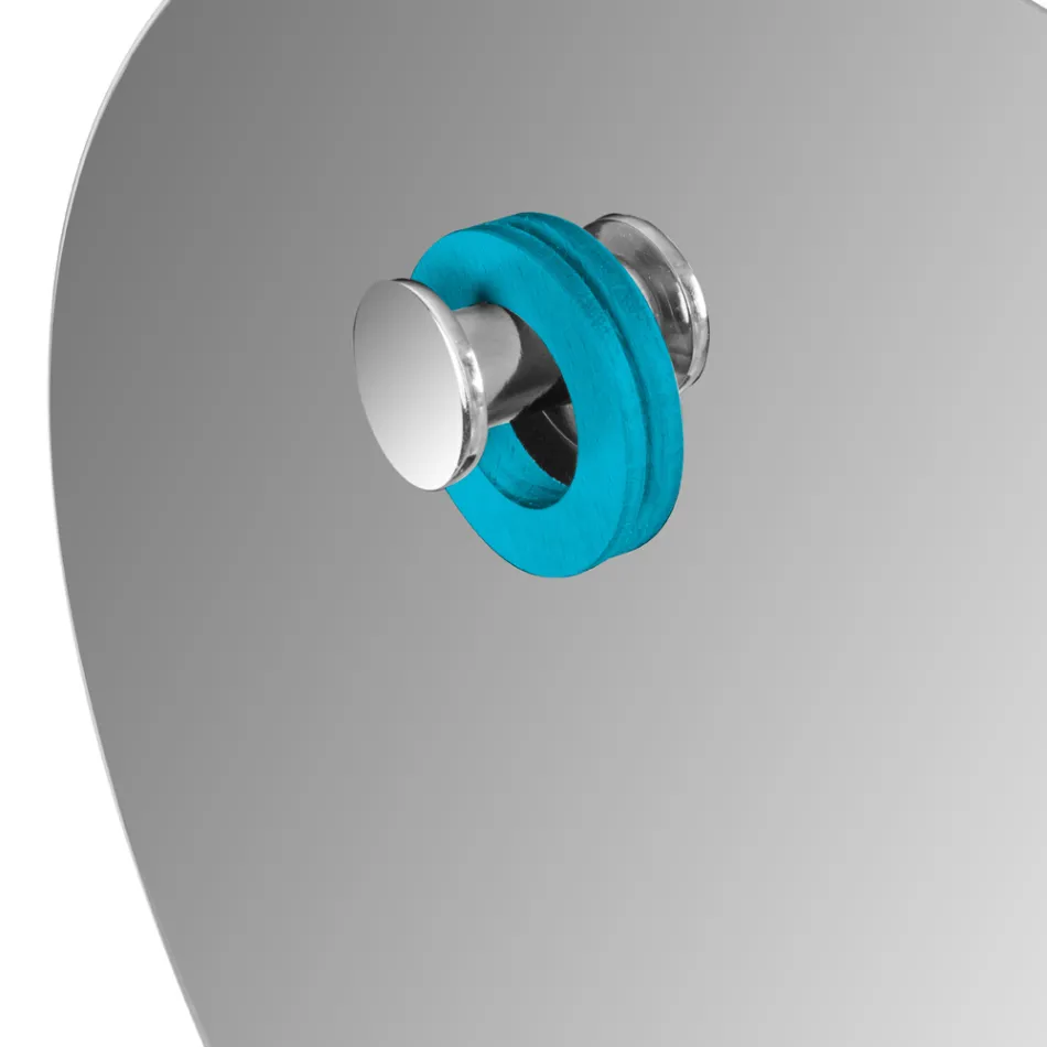 Miroir mural rond biseauté Design simple Made in Italy - Odile Viadurini