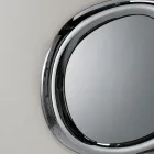 Miroir mural de forme originale avec cadre incurvé, fabriqué en Italie - Babila Viadurini