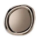 Miroir mural de forme originale avec cadre incurvé, fabriqué en Italie - Babila Viadurini