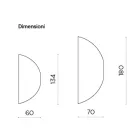 Miroir mural de forme spéciale fabriqué en Italie - Alfonsa Viadurini