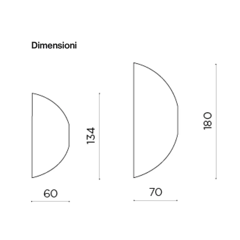 Miroir mural de forme spéciale fabriqué en Italie - Alfonsa Viadurini