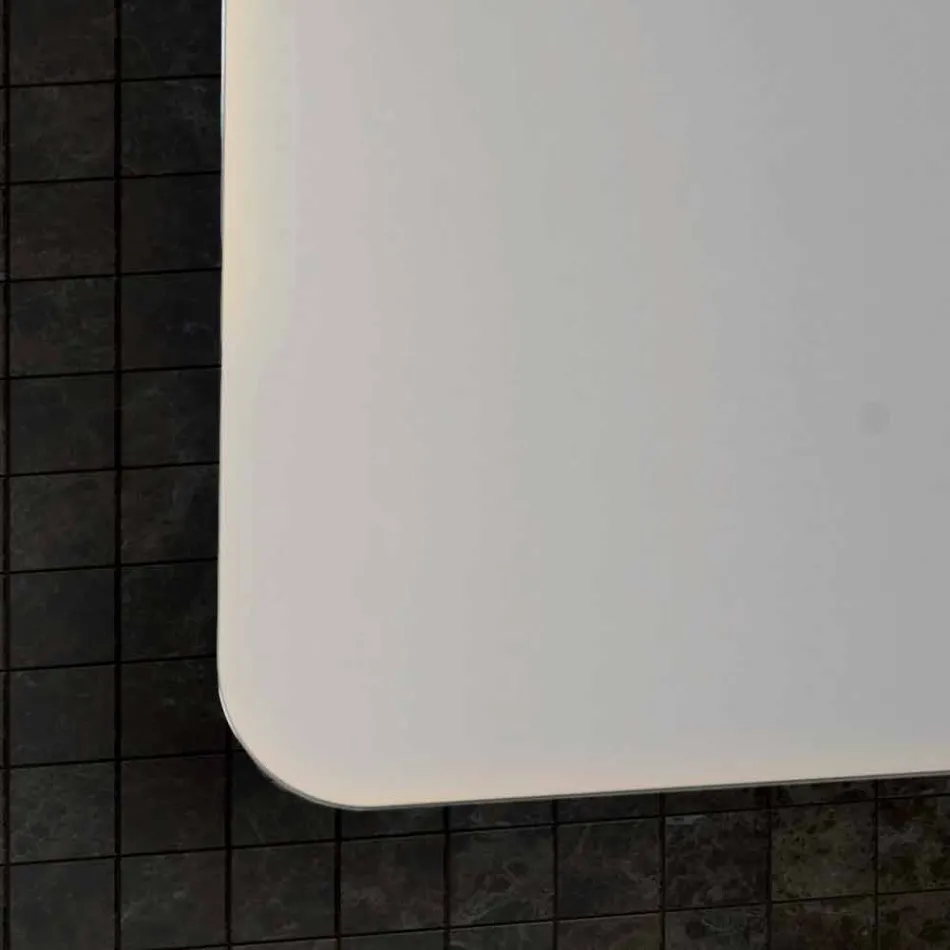 Miroir de maquillage design moderne, éclairage LED, Maren Viadurini