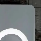 Miroir de maquillage design moderne, éclairage LED, Maren Viadurini