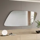 Miroir linéaire en trois couleurs fabriqué en Italie - Virage Viadurini