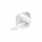 Miroir Mural Décoratif Fini Fumé avec Compartiment Design Noir - Matrix Viadurini