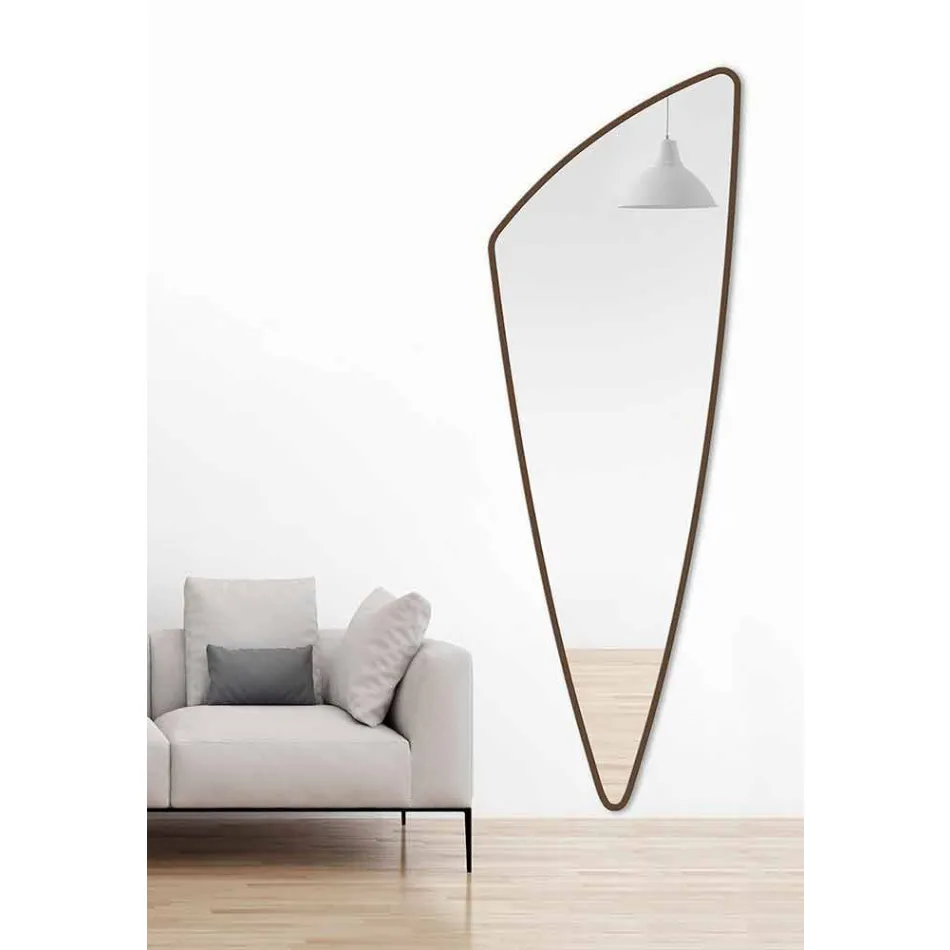 Miroir mural design long et moderne en 4 couleurs - Spino Viadurini