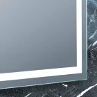 Miroir de salle de bains design moderne avec éclairage LED Paco Viadurini