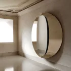 Miroir double panneau en bois Bristol Modern Design, fabriqué en Italie Viadurini