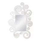 Miroir mural moderne en fer coloré fabriqué en Italie - Tiziano Viadurini