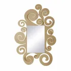 Miroir mural moderne en fer coloré fabriqué en Italie - Tiziano Viadurini