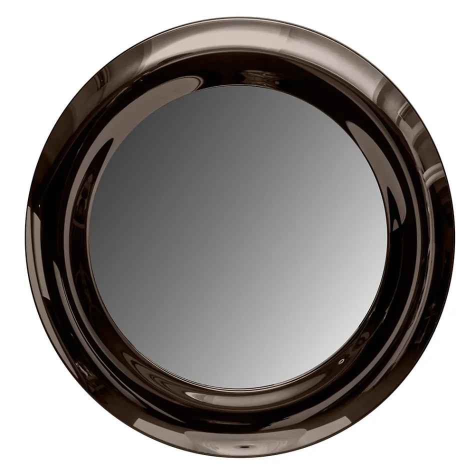 Miroir en verre incurvé avec éclairage LED rétroéclairé - Excelsior Viadurini