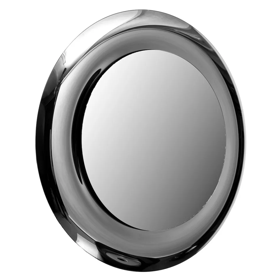 Miroir en verre incurvé avec éclairage LED rétroéclairé - Excelsior Viadurini